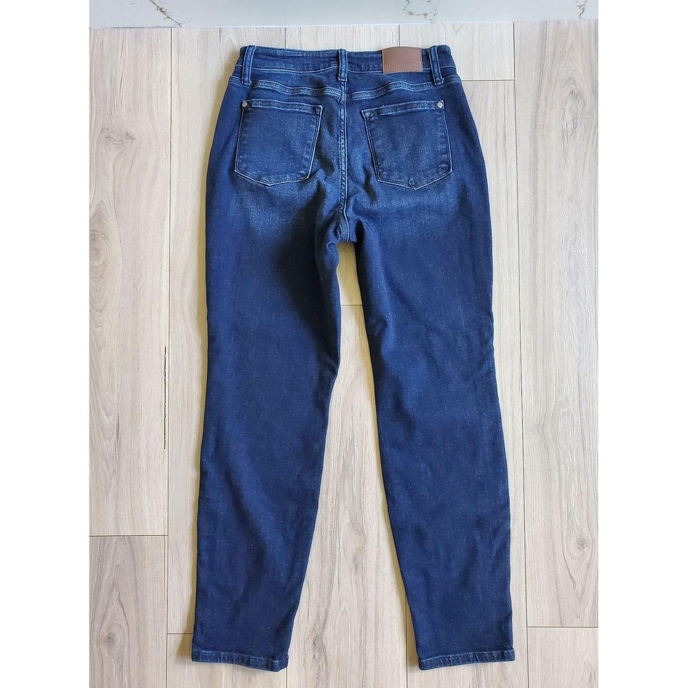 Judy‎ Blue Jeans Womens 28 Blue Dark Wash Boyfriend Relaxed Stretch Denim